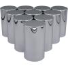 imageMytee Products Chrome Metal Lug Nut Covers 2quotH fits 33mm Push on 20 Pack60  Pack