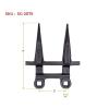 imageMytee Products Combine Platform Sickle Bar Rock Guard fit New Holland Part  86615982  Black Powder Coated Forged Steel Sickle Mower Knife Guard with Two Prong1  Pack