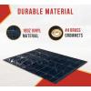 imageMytee Products Dump Trailer Tarp Kit w 7ft 6quot x 20 Black Asphalt Vinyl Tarp wDouble Pocket ampamp Grommets  Manual Cab Level Hand Crank Roller  18Oz Vinyl Waterproof8 x10