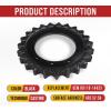 imageMytee Products Forged Track Sprocket Kubota RD11814433 Track Loader  23 Teeth ampamp 9 Bolt Holes  Carbon Structural Steel Undercarriage Components KX0404 KX1213 KX1213ST1  Pack