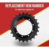 imageMytee Products Forged Track Sprocket Kubota RD11814433 Track Loader  23 Teeth ampamp 9 Bolt Holes  Carbon Structural Steel Undercarriage Components KX0404 KX1213 KX1213ST2  Pack