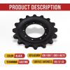 imageMytee Products Forged Track Sprocket for Mustang 180917 Takeuchi 0880166210 Gehl 180917 Compact Track Loader 16 Teeth 9 Bolt Holes Undercarriage TL8 CTL60