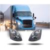 imageMytee Products LED Headlamp Left Hand Driver Side Headlight Resistant Polycarbonate Lens Fits VNL Models 20042017 Replaces 22141241 Freightliner VOL 22141241Pair