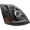 imageMytee Products LED Headlamp Left Hand Driver Side Headlight Resistant Polycarbonate Lens Fits VNL Models 20042017 Replaces 22141241 Freightliner VOL 22141241Right  Passenger Side