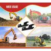imageMytee Products Quick Attach Bucket Ears Attachment Fit for Kubota Excavator KX71 KX91 KX12113quot L x 612quot H  Set of 21  Pack