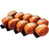 imageMytee Products Winch Straps 4quot x 30  High Abrasion Orange Heavy Duty Tie Down wFlat Hook Extreme WLL 6670 lbs  4 Inch Cargo Control for Flatbed Truck Utility Trailer 10 PackHigh Abrasion Orange
