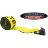 imageMytee Products Winch Straps 4quot x 30 Yellow Heavy Duty Tie Down wFlat Hooks WLL 5400 lbs  4 Inch Cargo Control for Flatbed Truck Utility Trailer 10 PackYellow