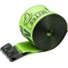 imageMytee Products Winch Straps 4quot x 30 Yellow Heavy Duty Tie Down wFlat Hooks WLL 5400 lbs  4 Inch Cargo Control for Flatbed Truck Utility Trailer 10 PackSafety Green