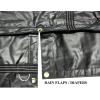 imageSuper Light 14 Oz Lumber Tarp 28x18 10 Drop with 10 x 8 Flap  Black