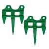 imageMytee Products 2 Pack Combine Platform Sickle Bar Rock Guard Replacement John Deere Part  213508 I Powder Coated Leaf Green Forged Steel Sickle Guard w3Prongs  Prevents Damage from Rocks ampamp Debris2  Pack