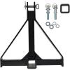 imageMytee Products 3 Point 2quot Receiver Trailer Hitch  Heavy Duty Trailer Draw Bar Adapter Category 1 Tractor Tow  Quick Three Point Hitch Receiver Compatible for Tractor Kubota Yanmar Ford