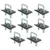 imageMytee Products 4 Pack Hitch Tightener U Bolt  Heavy Duty Zinc Plated AntiRattle Stabilizer for 125quot ampamp 2quot Hitches Reduce Movement from Hitch Tray Cargo Carrier Bike Rack Trailer Ball Mount8  Pack