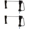 imageMytee Products 4 Pack Landing Gear Trailer Jack Set 62000 Lift 160000 Static Load 2 Speed External Gear Box2  Pack