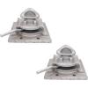 imageMytee Products 4 Pack Sea Rail BoltOn Dovetail Shipping Container TwistLock2  Pack