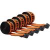 imageMytee Products 8 Pack Kinedyne K Force Winch Straps 4quot x 30 Orange Heavy Duty Tie Down wFlat Hooks WLL 6670 lbs  4 Inch Cargo Control for Flatbed Truck Utility Trailer5  Pack