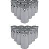 imageMytee Products Chrome Metal Lug Nut Covers 2quotH fits 33mm Push on 20 Pack2  Pack