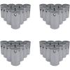 imageMytee Products Chrome Metal Lug Nut Covers 2quotH fits 33mm Push on 20 Pack4  Pack