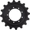 imageMytee Products Forged Track Sprocket for Mustang 180917 Takeuchi 0880166210 Gehl 180917 Compact Track Loader 16 Teeth 9 Bolt Holes Undercarriage TL8 CTL60