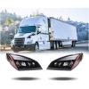 imageMytee Products Left Side LED Headlights Assembly Compatible with Freightliner Cascadia 202182024  DOT ampamp SAE Approved Headlamp Replace A6601405004Pair Set