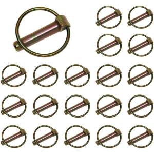 imageAgraLink 316quot 20 Pcs Carbon Steel Lynch Pin Clamshell Box of 4 Pcs Spring Clips Linchpin for Boat Bike Tractor and Trailer Hitch Lock2  Pack
