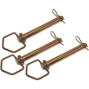 imageAgraLink 5 Pcs Swivel Hitch Pin 58quot x 414quot wClips  Zinc Plated High Carbon Steel Trailer Hitch Safety ampamp Security Pin for Tractors78 x 614