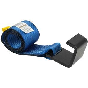 imageMytee Products 10 Pack 4quot x 5 Roll Off Container Yellow Winch Strap wLarge Flat Hook for Roll Off Truck 5400 lbs Working Load LimitBlue