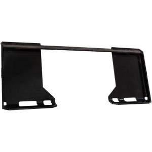 imageMytee Products 12 Universal Quick Attach Plate Compatible wKubota ampamp Bobcat Skid Steers ampamp Tractors  Heavy Duty Grade 50 Steel Skid Steers Quick Attachment Mount Plate38 Inch CutOut