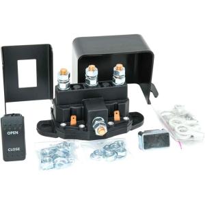 imageMytee Products 12V Grounded Winch Motor Reversing Solenoid Kit 150 Amps Grounded Coils  Replace Buyers Kit  5541020 Motor Replaces Donovan Part 1464 Motor Replaces Roll Rite Part  10690