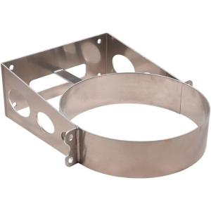 imageMytee Products 2 Pack 4 Gallon Aluminum Trash Can Brackets Mount for Truck ampamp Trailers  for Flat Vertical Surface ampamp Carriers Mounting Holder for Galvanized Trash Can 1012quot1  Pack