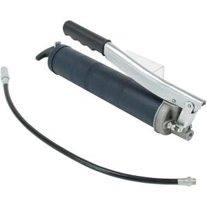 imageMytee Products 2 Pack Lever Action Grease Gun Heavy Duty Maximum Pressure  10000 PSI with 18inch Whip Hose  Aluminium Cast Head  Capacity 16 oz Bulk 14oz CartridgeBlackSilver