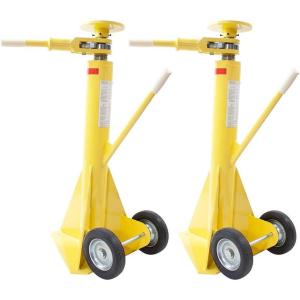 imageMytee Products 2 Pack Semi Trailer Stabilizing Jack 100000 Lbs Static 50000 Lbs Lifting Capacity2  Pack