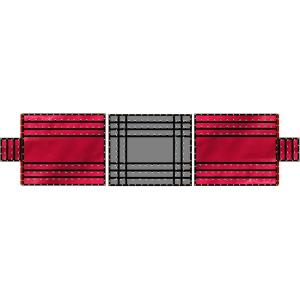 imageMytee Products 24 x 18 3 Piece Flatbed Trailer Lumber Tarp with 8 FT Drop  Heavy Duty RedBlue 18 Oz Vinyl Waterproof Tarp for TruckTrailers to Protect Cargo from Wind Rain Snow and SunRedblackred