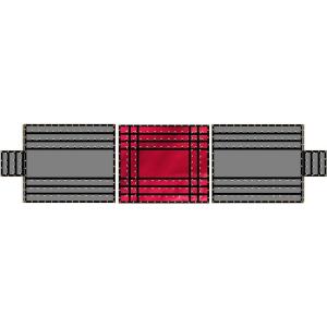 imageMytee Products 24 x 18 3 Piece Flatbed Trailer Lumber Tarp with 8 FT Drop  Heavy Duty RedBlue 18 Oz Vinyl Waterproof Tarp for TruckTrailers to Protect Cargo from Wind Rain Snow and SunBlackredblack