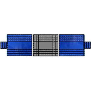 imageMytee Products 24 x 18 3 Piece Flatbed Trailer Lumber Tarp with 8 FT Drop  Heavy Duty RedBlue 18 Oz Vinyl Waterproof Tarp for TruckTrailers to Protect Cargo from Wind Rain Snow and SunBlueblackblue