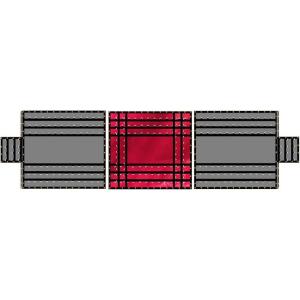 imageMytee Products 24 x 18 Flatbed Trailer 14 Oz Lightweight 3 Piece Lumber Tarp w 8 FT Drop  Heavy Duty BlackRed Vinyl Waterproof Tarp for TruckTrailers to Protect Cargo from Wind Rain Snow ampamp Sun