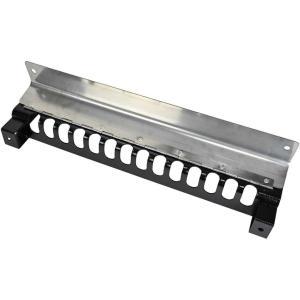 imageMytee Products 24quot Trailer Chain Holder with Aluminium Metal  Heavy Duty Trailer Cab Rack Chain Hanger for Load Binder  Holds up to 14 Chains or BindersSteel