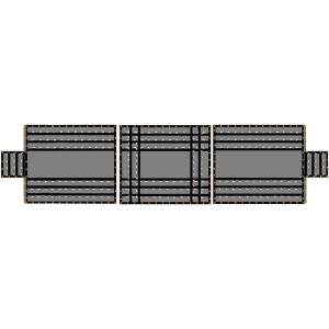 imageMytee Products 28 x 18 Flatbed Trailer 14 Oz Lightweight 3 Piece Lumber Tarp with 10 FT Drop  Heavy Duty Black Vinyl Waterproof Tarp for Trailers to Protect Cargo from Wind Rain Snow and Sun