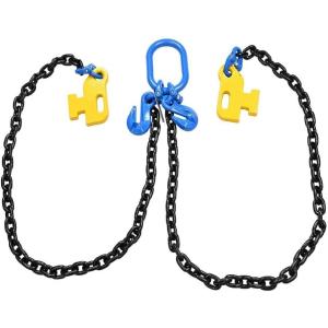 imageMytee Products 38quot x 5 Sea Shipping Container Loading Chain Bridle G100 VChain Cargo Storage Moving38  G100