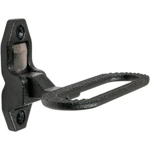 imageMytee Products 4 Pack 6516quot W x 434quot D Silver Galvanized Steel Trailer Folding Step  Fold Down Utility Bed Body Safety 440 LBS Reliable Grab Handle or Step for Trailer RV Bus CamperBlack