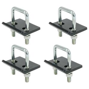imageMytee Products 4 Pack Hitch Tightener U Bolt  Heavy Duty Zinc Plated AntiRattle Stabilizer for 125quot ampamp 2quot Hitches Reduce Movement from Hitch Tray Cargo Carrier Bike Rack Trailer Ball Mount4  Pack