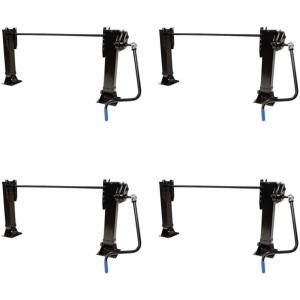 imageMytee Products 4 Pack Landing Gear Trailer Jack Set 62000 Lift 160000 Static Load 2 Speed External Gear Box4  Pack