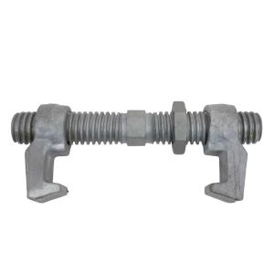 imageMytee Products 4 Pack SEA RAIL Shipping Container Bridge Fittings Clamp 260 mm Clamp380 mm