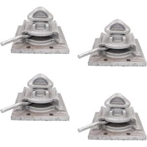 imageMytee Products 4 Pack Sea Rail BoltOn Dovetail Shipping Container TwistLock4  Pack