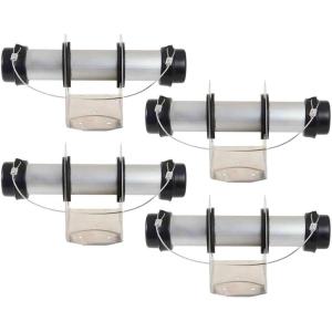 imageMytee Products 4 Pack Trailer Document Holder Registration Card Box Insurance Aluminum 534quot x 245quot x 4quot4  Pack