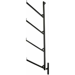 imageMytee Products 4 Pack of 1 Tier Shipping Container Pipe Rack 1818quotL x 16quotH 550 lbs WLL  Black Powder Coated Steel Rack for Trailer Containers  Easy to Assemble ampamp Remove18 L x 64 H