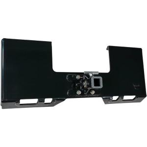 imageMytee Products 516 Skid Steers Mount Plate w 2quot Removable Hitch Receiver Compatible wKubota ampamp Bobcat Skid Steers ampamp Tractors  Heavy Duty Universal Quick Attach Plate516