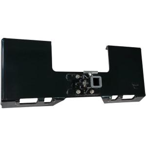 imageMytee Products 516 Skid Steers Mount Plate w 2quot Removable Hitch Receiver Compatible wKubota ampamp Bobcat Skid Steers ampamp Tractors  Heavy Duty Universal Quick Attach Plate38