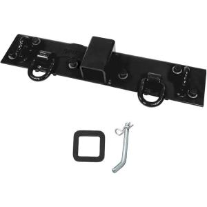 imageMytee Products 5quotx 22quot Tractor Bucket Grab Hooks Bolt 2quot Hitch Receiver for Deere 1025R 2320 2520 2720 2025R 2032R 2038R 3032E 4010 4100 4110 4115 Tractor Bolton Plate wDRing ampamp Grab HooksBlack