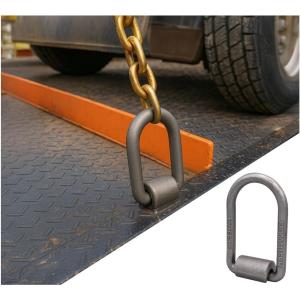 imageMytee Products 8 Pack 12quot Heavy Duty WeldOn Extended Forged D Ring w Mounting Brackets  11000 lbs Bracking Strength  Tie Down Anchor DRing for Trailer Truck Cargo RV ATV Tiedowns1  Pack