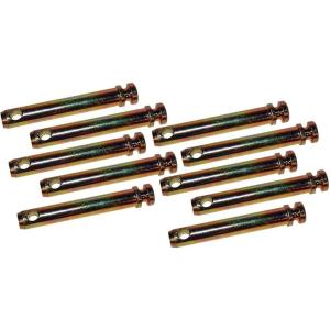 imageMytee Products AgraLink 2 Pack 512quot Cat1 Top Link Hitch Pin for Tractors Attachment  Zinc Plated Cabon Steel Pin Hitch Replaces MF195589M1 AC339942  Tractors Hitch Accessories10  Pack